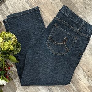 Ann Taylor LOFT Dark Denim Cropped Jeans 4